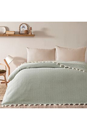 پیکه و ست پیکه دونفره سبز پنبه ای Linens - کد 924282733