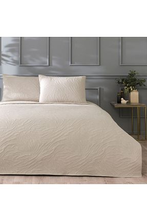 روتختی دونفره بژ پلی استر Linens - کد 785828017