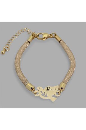 دستبند طلا طلائی زنانه 14 عیار ARCHINO GOLD - کد 922105434