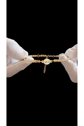 دستبند طلا طلائی زنانه 14 عیار ARCHINO GOLD - کد 930555101