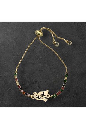 دستبند طلا طلائی زنانه 14 عیار ARCHINO GOLD - کد 906304419