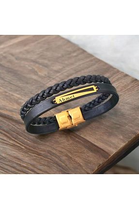 دستبند طلا طلائی مردانه 14 عیار ARCHINO GOLD - کد 928616783