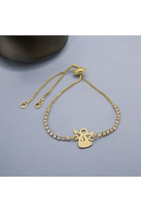 دستبند طلا طلائی زنانه 14 عیار ARCHINO GOLD - کد 906305434