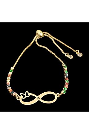 دستبند طلا طلائی زنانه 14 عیار ARCHINO GOLD - کد 906305855