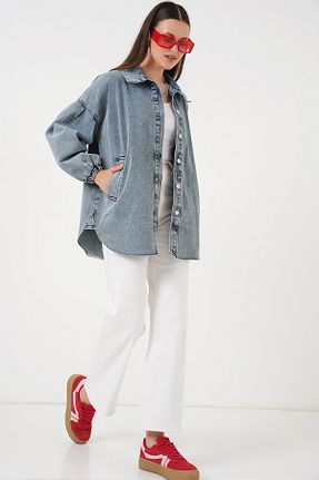 کت آبی زنانه رگولار Bigdart - کد 135516856