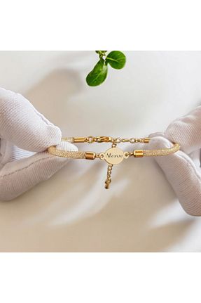 دستبند طلا طلائی زنانه 14 عیار ARCHINO GOLD - کد 930555252