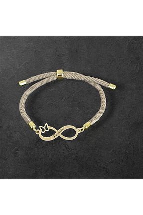 دستبند طلا طلائی زنانه 14 عیار ARCHINO GOLD - کد 906370770