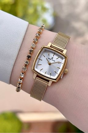 ساعت مچی طلائی زنانه 20-25 میلی متر Daniel Klein - کد 906104779