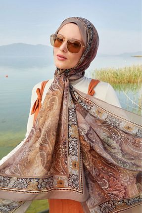 شال رنگی زنانه ابریشم Levidor - کد 940541950