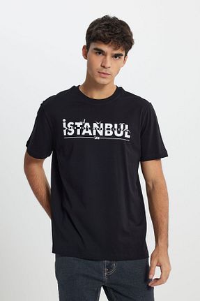 تیشرت مشکی مردانه رگولار Lee Cooper - کد 940581903