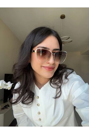 عینک آفتابی قهوه ای زنانه 51 RoseandRoses - کد 940542945