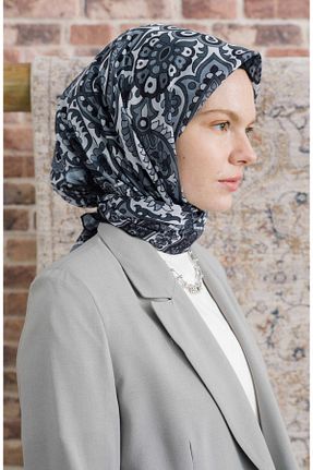 روسری رنگی پلی استر Fatma Atasoy - کد 940548733