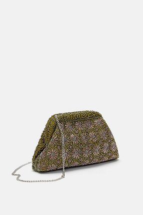 کیف دوشی خاکی زنانه پلی استر Pull & Bear - کد 940575679