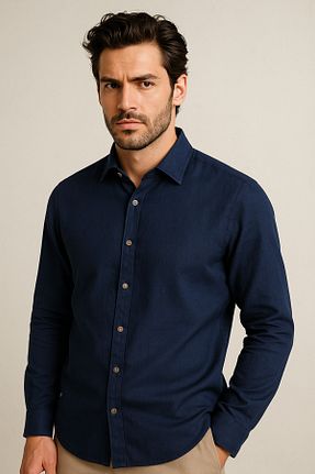 پیراهن سرمه ای مردانه رگولار Jack & Jones - کد 864573967