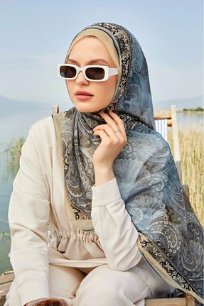 شال رنگی زنانه ابریشم Levidor - کد 940550206