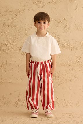 شلوار قرمز بچه گانه بافتنی Fahhar Kids - کد 940631416