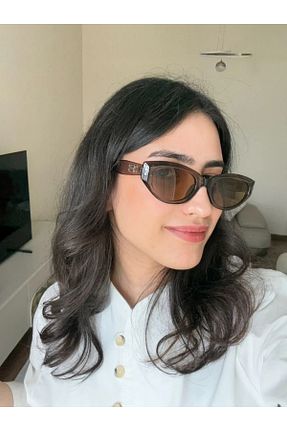 عینک آفتابی قهوه ای زنانه 54 RoseandRoses - کد 940579078