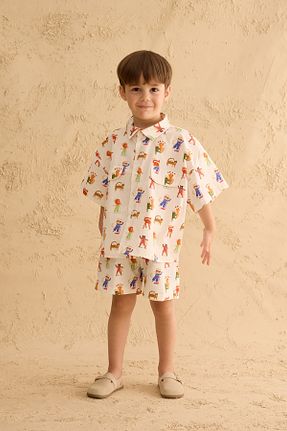 ست بالاتنه و پائین تنه رنگی بچه گانه Fahhar Kids - کد 940756073