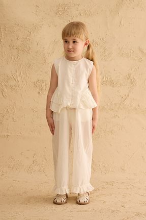 ست بالاتنه و پائین تنه نباتی بچه گانه %100 پنبه Fahhar Kids - کد 940756733