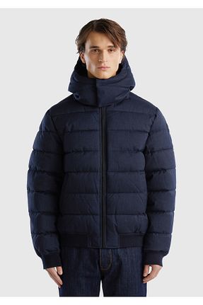 کاپشن سرمه ای مردانه رگولار United Colors of Benetton - کد 804556104