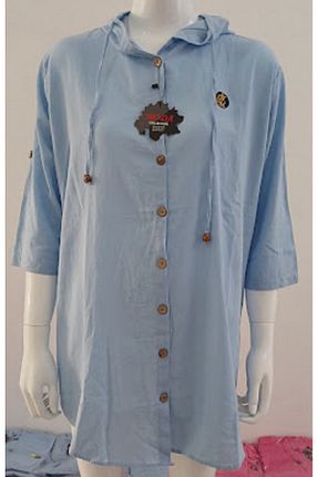 تونیک آبی زنانه بافتنی MODA - کد 940580814