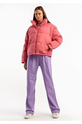 کاپشن صورتی زنانه رگولار United Colors of Benetton - کد 804556105