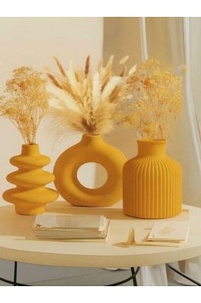 اجسام تزئینی و بیبلو زرد Beton Home - کد 939824446