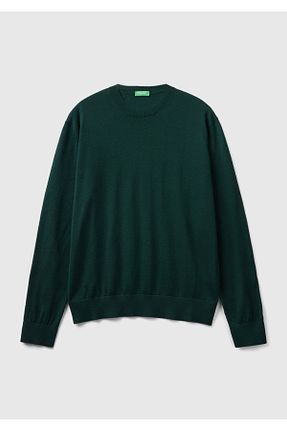 پلیور مشکی مردانه ساده United Colors of Benetton - کد 774043737