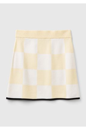 دامن متالیک زنانه پارچه United Colors of Benetton - کد 752301802