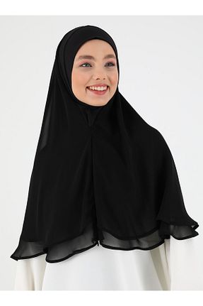 شال مشکی زنانه شیفون Tuva - کد 464288330
