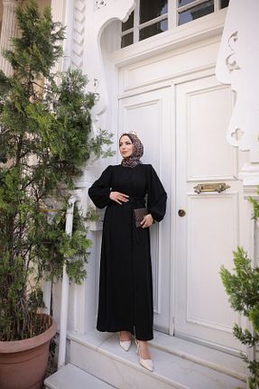 کلاه و ابایا مشکی زنانه پنبه پلی استر KADEEM - کد 801445064