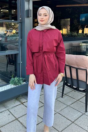 ست بالاتنه و پائین تنه حجاب رنگی زنانه رگولار Ovn. - کد 940570848