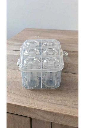 جعبه نگداری طوسی پلاستیک tafce - کد 936686611