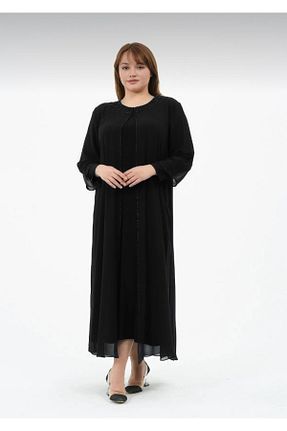 لباس مجلسی سایز بزرگ رنگی زنانه یقه دوچرخه GLR&GYM - کد 940588836