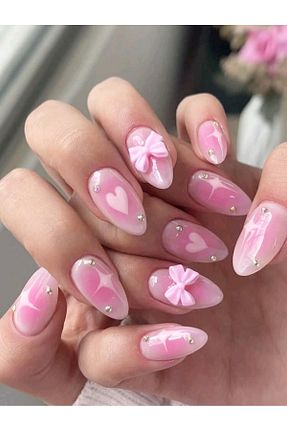 ناخن مصنوعی و اکسسوری صورتی ELNİL BUTİK - کد 940591936