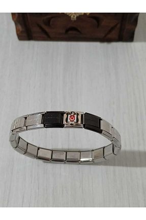 دستبند استیل (فولاد) مشکی زنانه استیل (فولاد) MSBTAKI - کد 933356441