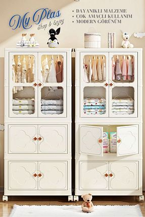 کابینت چند منظوره سفید پلاستیک Myplas - کد 940779060