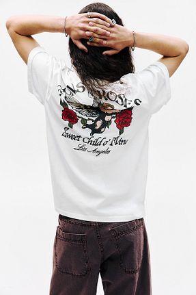 تیشرت سفید مردانه رگولار Pull & Bear - کد 940598388