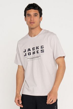 تیشرت بنفش مردانه رگولار Jack & Jones - کد 931804190