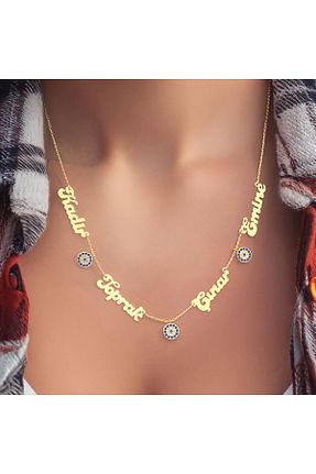 گردنبند نقره رنگی زنانه 925 عیار Indigo Takı - کد 940585719