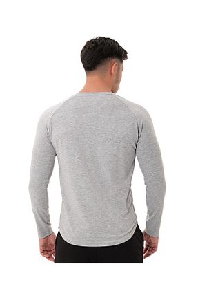 تیشرت اسپرت طوسی مردانه رگولار MUSCLECLOTH - کد 940609059