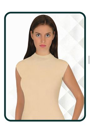 رکابی بژ زنانه بدون آستین ERŞAH - کد 356773930