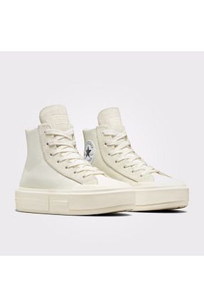 کفش اسنیکر بژ زنانه بند دار Converse - کد 775520536