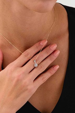 گردنبند طلا زرد زنانه 14 عیار FERMAS KUYUMCULUK - کد 940792036