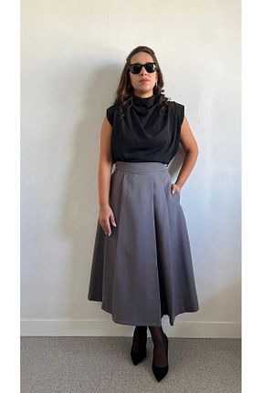 بلوز مشکی زنانه ساده Gizybutik - کد 940672830