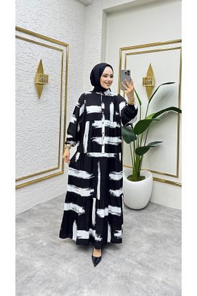 لباس حجاب مشکی زنانه Çan HMZ - کد 940689756