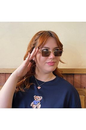 عینک آفتابی قهوه ای زنانه 51 NOYZZ - کد 940675286