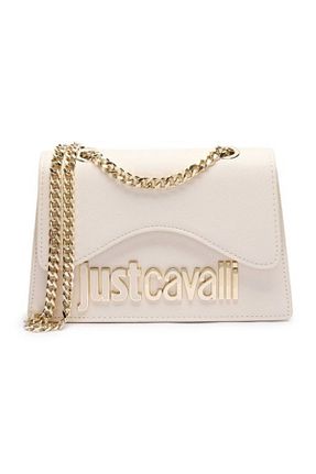 کیف دوشی بژ زنانه چرم مصنوعی Just Cavalli - کد 938456919