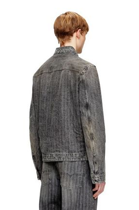 کاپشن طوسی مردانه رگولار Diesel - کد 940682307