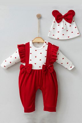 ست نوزادی قرمز بچه گانه پنبه ای Cherub Baby - کد 681764108
